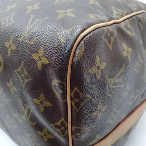 Louis Vuitton LV Boston Bag Keepall Bandouliere 55 Brown Monogram 791-042825 - Picture 5 of 9